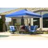 imageCROWN SHADES 10x10 Pop Up Canopy Tent Outdoor Canopy with Carry Bag Pop Up Tent Sports ShelterBlue