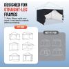 imageCROWN SHADES 10x10 Canopy Sidewalls 4pck  Canopy Walls 10x10 Sidewalls for Canopy  Canopy Cover Canopy Accessories WhiteBlack