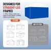 imageCROWN SHADES 10x10 Canopy Sidewalls 4pck  Canopy Walls 10x10 Sidewalls for Canopy  Canopy Cover Canopy Accessories WhiteBlue