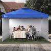 imageCROWN SHADES 10x10 Canopy Sidewalls 4pck  Canopy Walls 10x10 Sidewalls for Canopy  Canopy Cover Canopy Accessories WhiteBlue