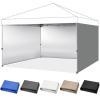 imageCROWN SHADES 10x10 Canopy Sidewalls 4pck  Canopy Walls 10x10 Sidewalls for Canopy  Canopy Cover Canopy Accessories WhiteGray
