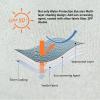 imageCROWN SHADES 10x10 Canopy Sidewalls 4pck  Canopy Walls 10x10 Sidewalls for Canopy  Canopy Cover Canopy Accessories WhiteGray