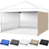 imageCROWN SHADES 10x10 Canopy Sidewalls 4pck  Canopy Walls 10x10 Sidewalls for Canopy  Canopy Cover Canopy Accessories WhiteKhaki