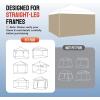imageCROWN SHADES 10x10 Canopy Sidewalls 4pck  Canopy Walls 10x10 Sidewalls for Canopy  Canopy Cover Canopy Accessories WhiteKhaki