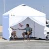 imageCROWN SHADES 10x10 Canopy Sidewalls 4pck  Canopy Walls 10x10 Sidewalls for Canopy  Canopy Cover Canopy Accessories WhiteWhite