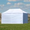 imageCROWN SHADES 10x10 Canopy Sidewalls 4pck  Canopy Walls 10x10 Sidewalls for Canopy  Canopy Cover Canopy Accessories WhiteWhite