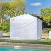 imageCROWN SHADES 10x10 Canopy Sidewalls 4pck  Canopy Walls 10x10 Sidewalls for Canopy  Canopy Cover Canopy Accessories WhiteWhite