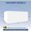 imageCROWN SHADES 10x10 Canopy Sidewalls 4pck  Canopy Walls 10x10 Sidewalls for Canopy  Canopy Cover Canopy Accessories WhiteWhite