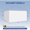 imageCROWN SHADES 10x10 Canopy Sidewalls 4pck  Canopy Walls 10x10 Sidewalls for Canopy  Canopy Cover Canopy Accessories WhiteWhite