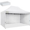 imageCROWN SHADES 10x10 Canopy Sidewalls 4pck  Canopy Walls 10x10 Sidewalls for Canopy  Canopy Cover Canopy Accessories WhiteWhite