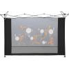 imageCROWN SHADES 10x10 Canopy Sidewalls Mosquito Netting Side Walls for 10x10 Gazebo Gazebo Curtains Screened in Gazebo Canopy Accessories BlackBlack