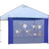 imageCROWN SHADES 10x10 Canopy Sidewalls Mosquito Netting Side Walls for 10x10 Gazebo Gazebo Curtains Screened in Gazebo Canopy Accessories BlackBlue