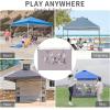 imageCROWN SHADES 10x10 Canopy Sidewalls Mosquito Netting Side Walls for 10x10 Gazebo Gazebo Curtains Screened in Gazebo Canopy Accessories BlackKhaki