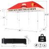 imageCROWN SHADES 10x20 Custom Canopy Tent with Logo Customized Top Backwall ampamp Sidewall  Heavy Duty Commercial Tent