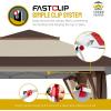 imageCROWN SHADES 13x13 Pop Up Gazebo Canopy Tent Gazebos on Clearance  Outdoor Gazebo for Backyard ampamp Patio Furniture  Carpa Pop Up Tent with Wheeled STONGo Cover Bag GreyBeige  Coffee