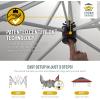 imageCROWN SHADES 13x13 Pop Up Gazebo Canopy Tent Gazebos on Clearance  Outdoor Gazebo for Backyard ampamp Patio Furniture  Carpa Pop Up Tent with Wheeled STONGo Cover Bag GreyRed  Grey