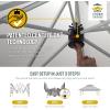 imageCROWN SHADES 13x13 Pop Up Gazebo Canopy Tent Gazebos on Clearance  Outdoor Gazebo for Backyard ampamp Patio Furniture  Carpa Pop Up Tent with Wheeled STONGo Cover Bag GreyGray