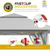imageCROWN SHADES 13x13 Pop Up Gazebo Canopy Tent Gazebos on Clearance  Outdoor Gazebo for Backyard ampamp Patio Furniture  Carpa Pop Up Tent with Wheeled STONGo Cover Bag GreyGray
