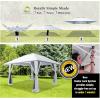 imageCROWN SHADES 13x13 Pop Up Gazebo Canopy Tent Gazebos on Clearance  Outdoor Gazebo for Backyard ampamp Patio Furniture  Carpa Pop Up Tent with Wheeled STONGo Cover Bag GreyWhite