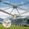 imageCROWN SHADES 13x13 Pop up Gazebo with Mosquito Nettings Patented Center Lock 6Sided Portable Gazebo 300D SilverCoated Fabric UV Resistant Pop Up Canopy Tent for Patio Party BeigeampampCoffeeRedGrey