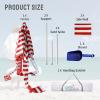 imageCROWN SHADES Beach Cabana 65 x 65 Umbrella Canopy Tent Easy Pop Up  Beach Cabanas for Sand  UPF50 Protection with Sidewall and More Pockets Sky BlueRed
