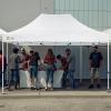 imageCROWN SHADES Pop Up Canopy Tent 8x8 Commercial Canopy Tent with 4quot Wheels 4 Upgraded Weights Patented Centerlock 400D Strength Oxford Fabric StoN Go Bag WhiteWhite