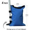 imageCROWN SHADES Sand Bags for Canopy Legs 112 LBS Sandbags for Weight  Sandbags for Canopy Tent Canopy Tent Weights Pop Up Tent Weights  Canopy Weight Bags Blue UnfilledBlue