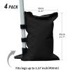 imageCROWN SHADES Sand Bags for Canopy Legs 112 LBS Sandbags for Weight  Sandbags for Canopy Tent Canopy Tent Weights Pop Up Tent Weights  Canopy Weight Bags Blue UnfilledBlack