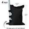 imageCROWN SHADES Sand Bags for Canopy Legs 112 LBS Sandbags for Weight  Sandbags for Canopy Tent Canopy Tent Weights Pop Up Tent Weights  Canopy Weight Bags Blue UnfilledBlack