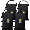imageCROWN SHADES Sand Bags for Canopy Legs 112 LBS Sandbags for Weight  Sandbags for Canopy Tent Canopy Tent Weights Pop Up Tent Weights  Canopy Weight Bags Blue UnfilledBlack