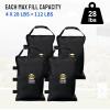 imageCROWN SHADES Sand Bags for Canopy Legs 112 LBS Sandbags for Weight  Sandbags for Canopy Tent Canopy Tent Weights Pop Up Tent Weights  Canopy Weight Bags Blue UnfilledBlack