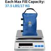 imageCROWN SHADES Sand Bags for Canopy Legs 112 LBS Sandbags for Weight  Sandbags for Canopy Tent Canopy Tent Weights Pop Up Tent Weights  Canopy Weight Bags Blue UnfilledBlue