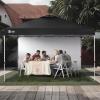 imageCROWN SHADES SunWall Silver Coated for 10x10 Pop up Canopy Tent with Targets 1 Pack Sidewall Only with Silver Coating 1 Pack BlackBlack