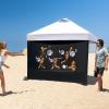 imageCROWN SHADES SunWall Silver Coated for 10x10 Pop up Canopy Tent with Targets 1 Pack Sidewall Only with Silver Coating 1 Pack BlackBlack Orange