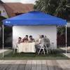 imageCROWN SHADES SunWall Silver Coated for 10x10 Pop up Canopy Tent with Targets 1 Pack Sidewall Only with Silver Coating 1 Pack BlackBlue