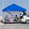 imageCROWN SHADES SunWall Silver Coated for 10x10 Pop up Canopy Tent with Targets 1 Pack Sidewall Only with Silver Coating 1 Pack BlackBlue