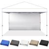 imageCROWN SHADES SunWall Silver Coated for 10x10 Pop up Canopy Tent with Targets 1 Pack Sidewall Only with Silver Coating 1 Pack BlackBlue