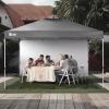 imageCROWN SHADES SunWall Silver Coated for 10x10 Pop up Canopy Tent with Targets 1 Pack Sidewall Only with Silver Coating 1 Pack BlackGray