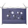 imageCROWN SHADES SunWall Silver Coated for 10x10 Pop up Canopy Tent with Targets 1 Pack Sidewall Only with Silver Coating 1 Pack BlackGrey White