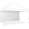 imageCROWN SHADES SunWall Silver Coated for 10x10 Pop up Canopy Tent with Targets 1 Pack Sidewall Only with Silver Coating 1 Pack BlackWhite