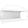 imageCROWN SHADES SunWall Silver Coated for 10x10 Pop up Canopy Tent with Targets 1 Pack Sidewall Only with Silver Coating 1 Pack BlackWhite