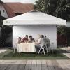 imageCROWN SHADES SunWall Silver Coated for 10x10 Pop up Canopy Tent with Targets 1 Pack Sidewall Only with Silver Coating 1 Pack BlackWhite