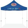 imageSOLAREX Custom Canopy Tent 10x10 with Logo Customized Top Backwall ampamp Sidewall  Heavy Duty Commercial Tent