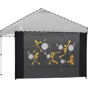 imageCROWN SHADES 10x10 Canopy Sidewalls Mosquito Netting Side Walls for 10x10 Gazebo Gazebo Curtains Screened in Gazebo Canopy Accessories BlackBlack