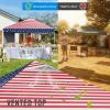 image:imageCROWN SHADES 10x10 Pop Up Canopy with 1 Side Wall  Beach Tent with One Push Setup  Outdoor Sun Shade for Events Parties Camping  Gazebo with STONGo Cover Bag BlueAmerican Flag