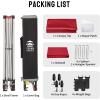 image:imageCROWN SHADES 10x10 Pop Up Canopy with 1 Side Wall  Beach Tent with One Push Setup  Outdoor Sun Shade for Events Parties Camping  Gazebo with STONGo Cover Bag BlueRed