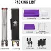 image:imageCROWN SHADES 10x10 Pop Up Canopy with 1 Side Wall  Beach Tent with One Push Setup  Outdoor Sun Shade for Events Parties Camping  Gazebo with STONGo Cover Bag BluePurple