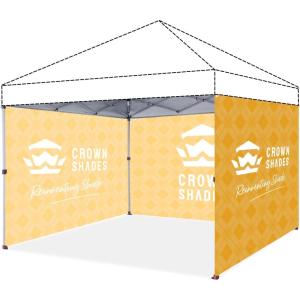 image:imageCROWN SHADES Custom Canopy Sidewalls  Compatible with All CROWN SHADES Frames 4 Pack4 Full Sidewalls