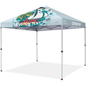 image:imageCrown Shades Custom Canopy Tent 12x12 with Logo Customized Top Backwall amp Sidewall  Heavy Duty Commercial Tent1212FT