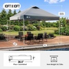 image:imageCROWN SHADES 10X20 Pop Up Canopy Commercial Outdoor Camping Tent 400D Fabric with 6 Sidewalls 6 Sand Bags StoN Go Bag GrayGray